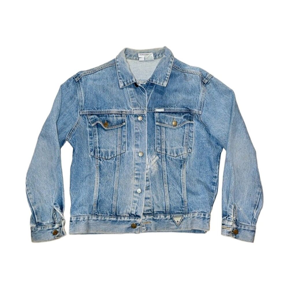 guess distressed denim jacket